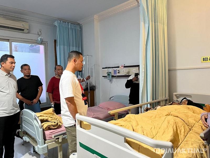 Wako Agung Besuk Korban Tabrakan di RS Syafira, Minta Polisi Penanganan Maksimal