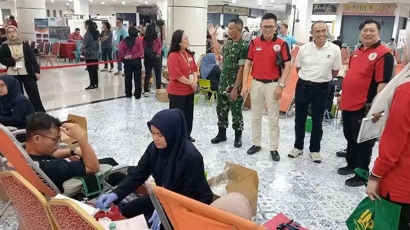 Sukses, 521 Kantong Terkumpul dalam Bakti Sosial Donor Darah di Pekanbaru