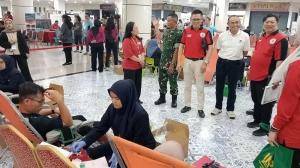 Sukses, 521 Kantong Terkumpul dalam Bakti Sosial Donor Darah di Pekanbaru